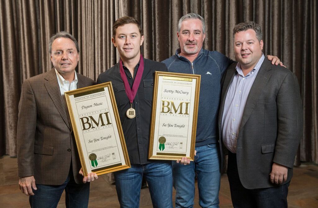 SCOTTY McCREERY MIA FROM BMI AWARDS; ACCEPTS 1 MONTH LATER