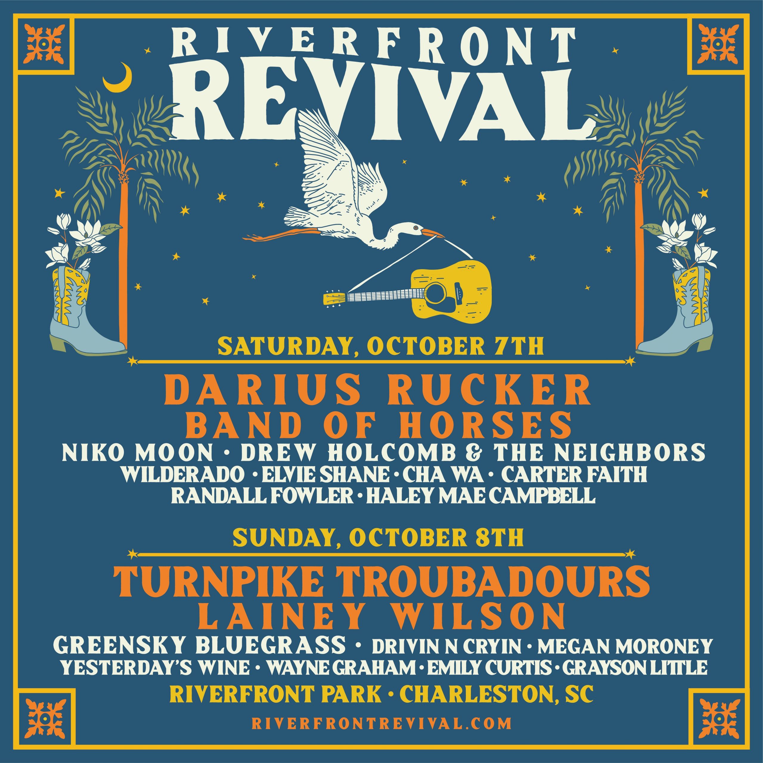 DARIUS RUCKER’S RIVERFRONT REVIVAL MUSIC FESTIVAL ANNOUNCES DAILY LINEUP & SINGLE-DAY TICKETS