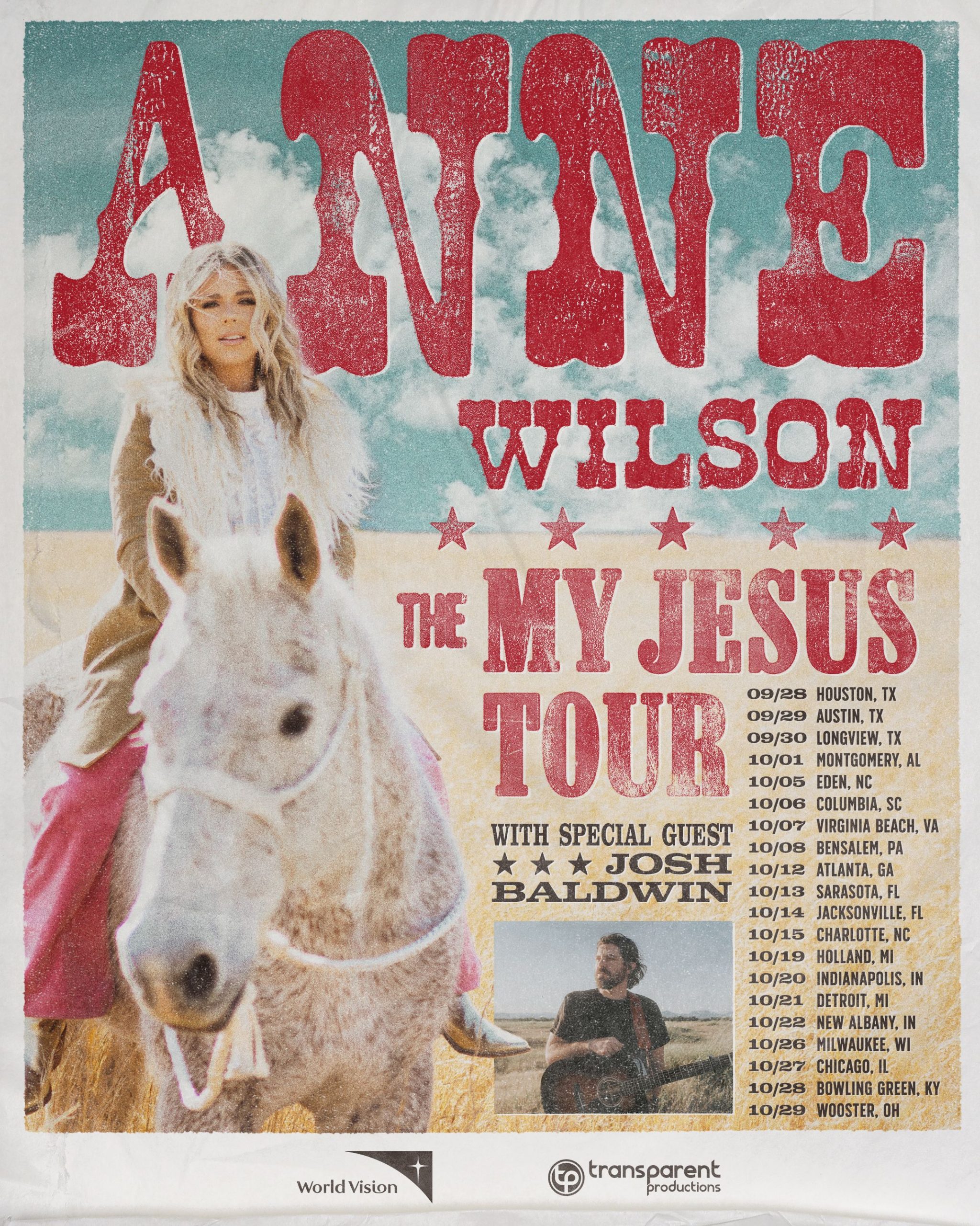 ANNE WILSON ANNOUNCES HER HEADLINING MY JESUS TOUR UMG Nashville