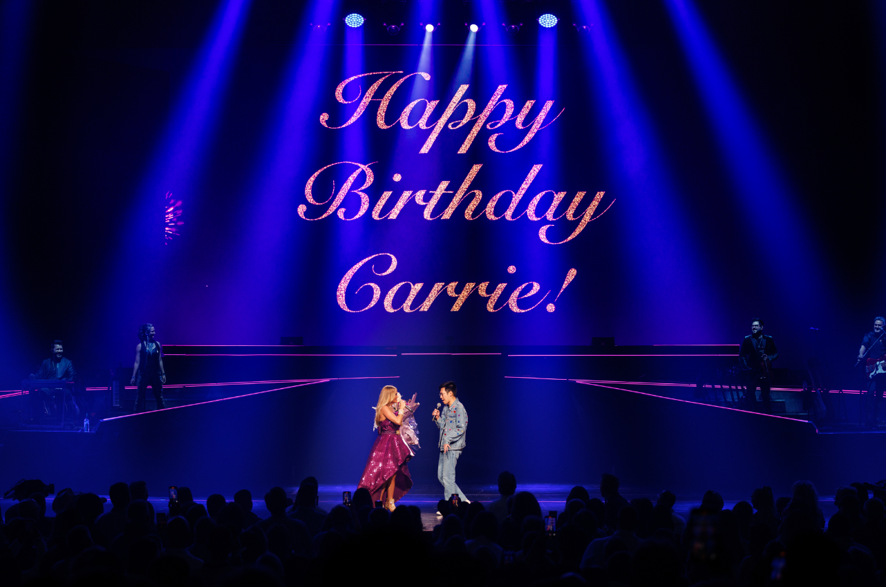 CARRIE UNDERWOOD CELEBRATES HER BIRTHDAY WEEKEND WITH SPECIAL SURPRISES DURING REFLECTION: THE LAS VEGAS RESIDENCY AT RESORTS WORLD THEATRE, MARCH 9