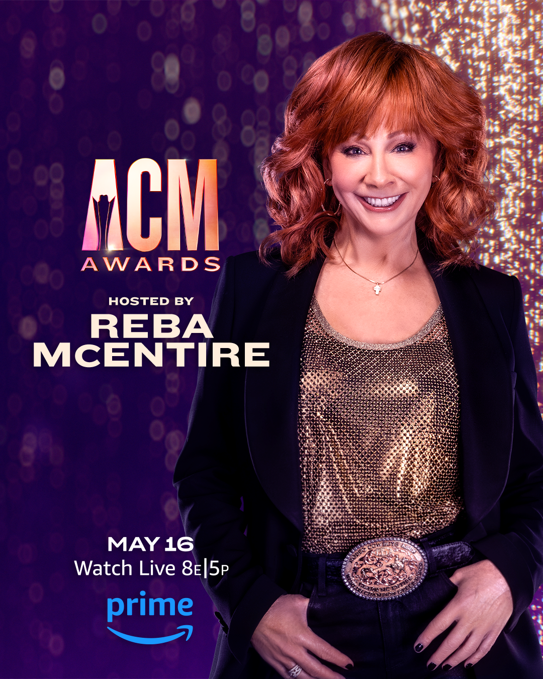 ENTERTAINMENT ICON REBA MCENTIRE TO HOST THE 59TH ACADEMY OF COUNTRY MUSIC AWARDS
