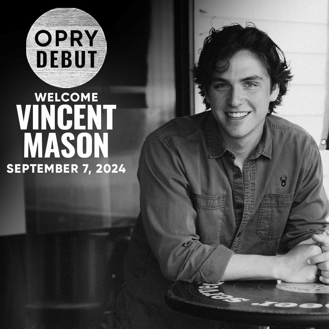 VINCENT MASON TO MAKE GRAND OLE OPRY DEBUT