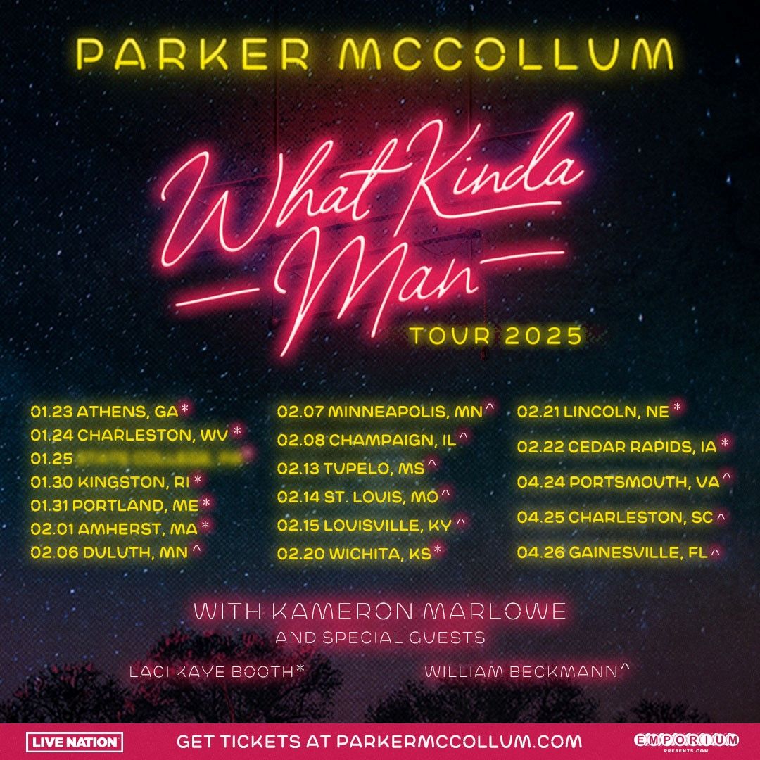 Parker McCollum Announces 2025 Dates for ‘What Kinda Man Tour’