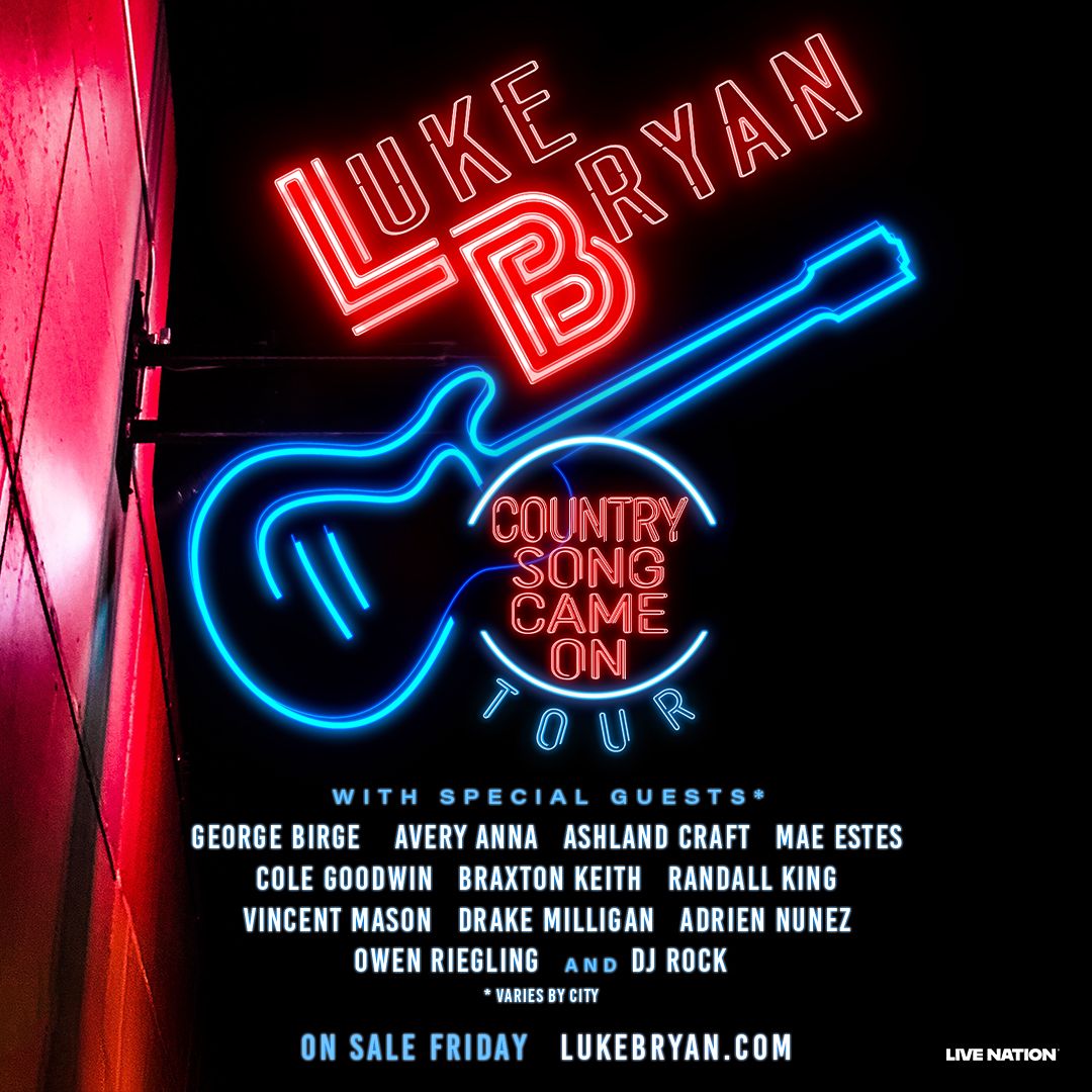 Luke Bryan Announces “Country Song Came On Tour”